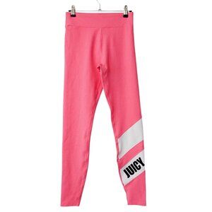 Juicy Couture Pink & White Leggings Size S
